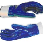 Перчатки нитриловые с полным покрытием (манжет резинка) двойной облив